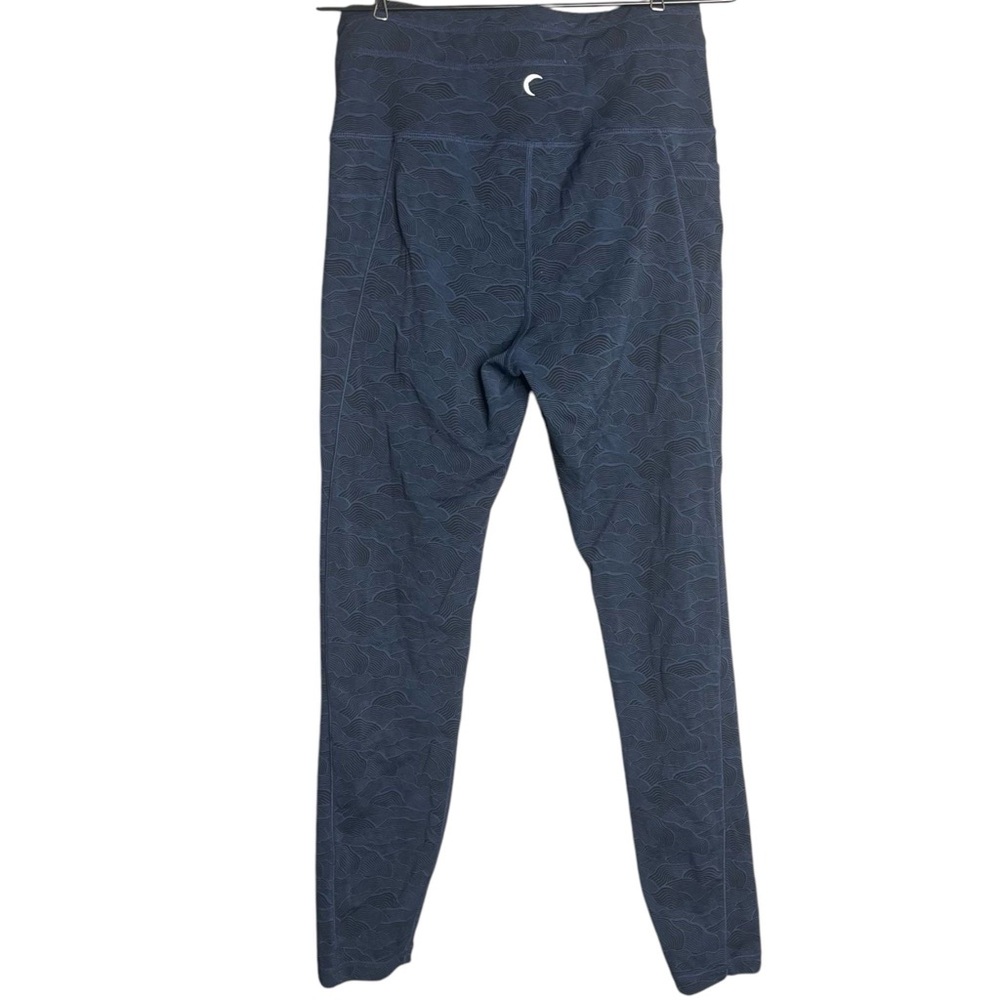 Zyia Navy Terrace Pocket Drawstring Luxe 7/8 Leggings Size 4 - Picture 4 of 7